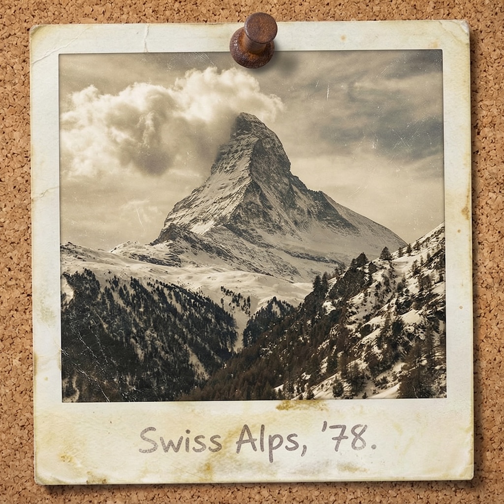 Travel snapshot from a trip abroad